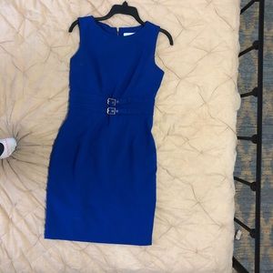 Calvin Klein Royal Blue Sheath Dress | Size 4